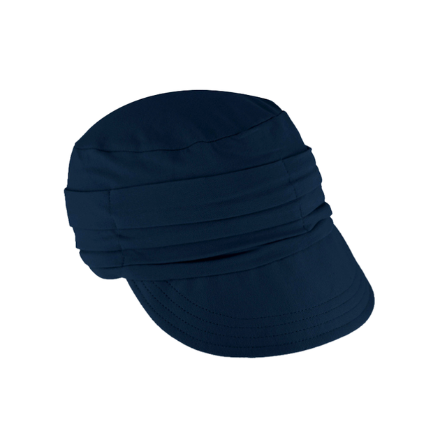 Weiche Schirmmütze / Kappe - Marineblau