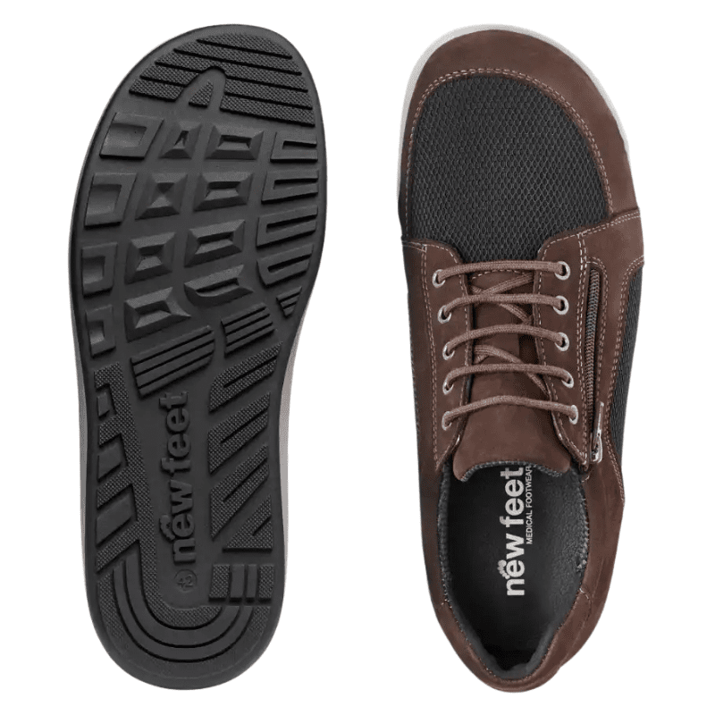 New Feet sporty herresko - Brun