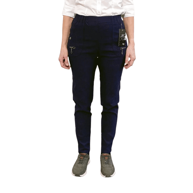 Damebukser med elastikkant - Navy