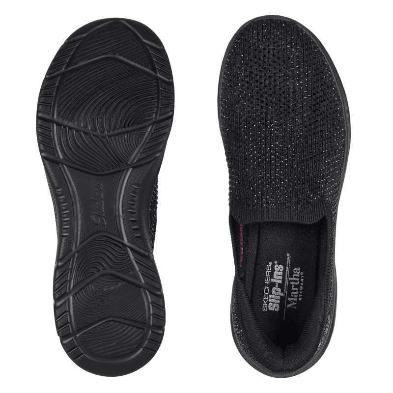 Skechers slip-in damesko - Sort