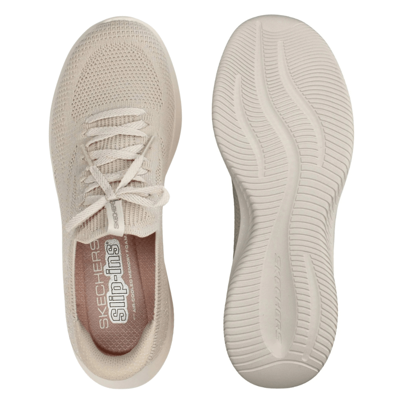 Skechers slip - in damesneaker - Beige