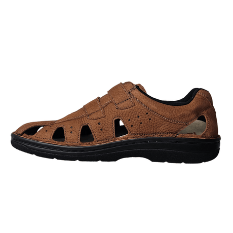 Berkemann lukket herresandal - Brun - Seniorshop
