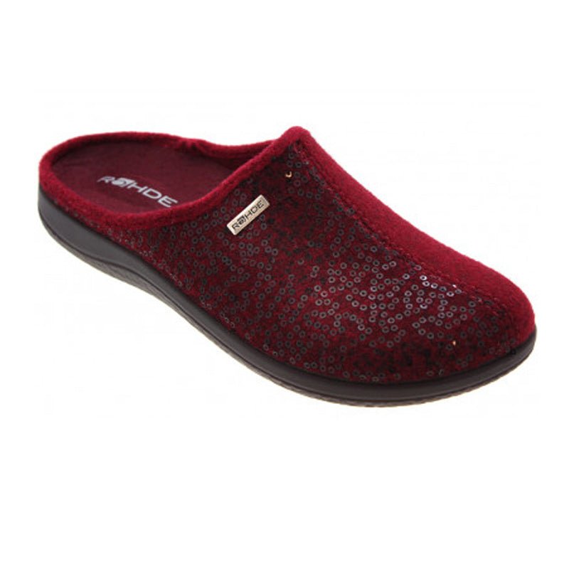 Dameslipper - Rød - Seniorshop