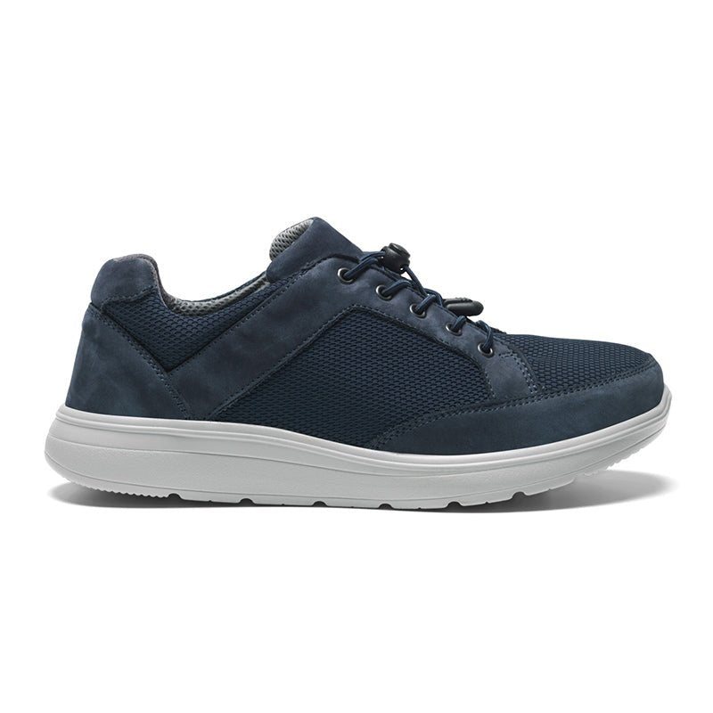 Sporty herresko, Blå, New Feet - Seniorshop