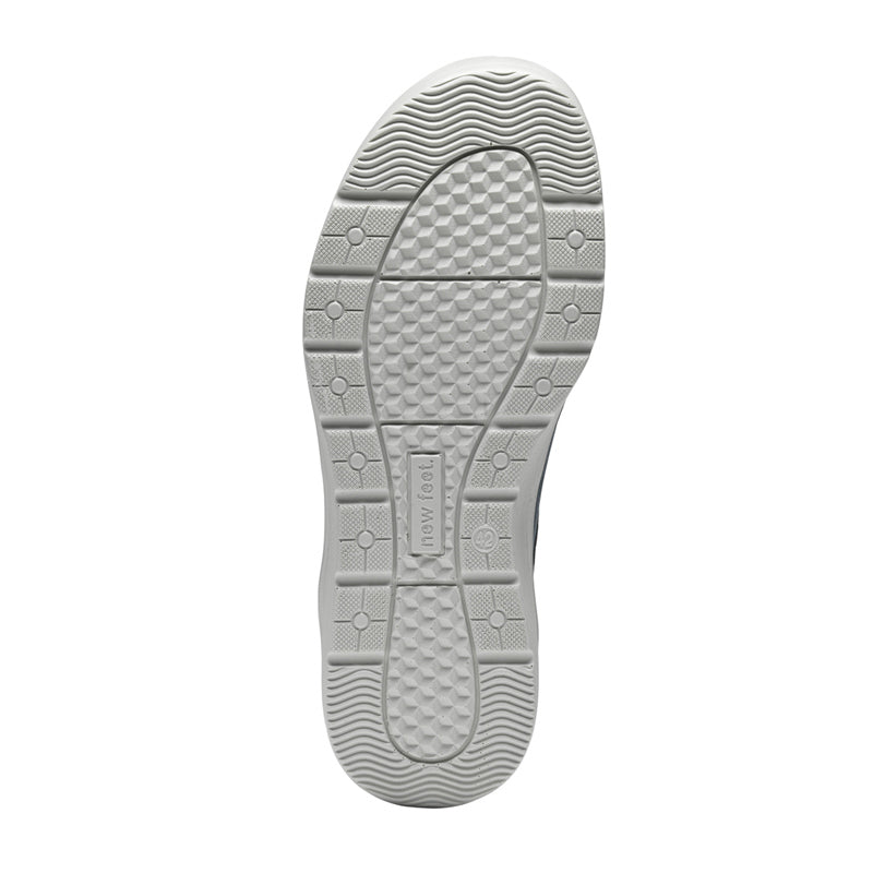 Sporty herresko, Blå, New Feet - Seniorshop