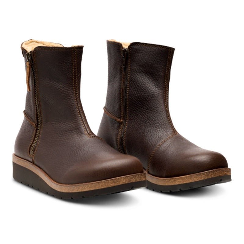 New Feet varm damestøvle - Brun - Seniorshop