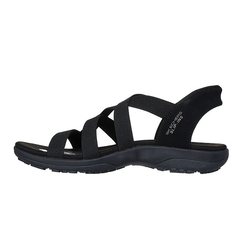 Skechers slip - in damesandal - Sort - Seniorshop