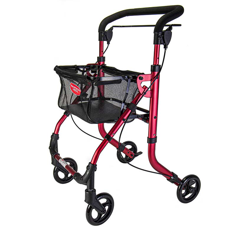 Indendørs rollator - Rød - Seniorshop