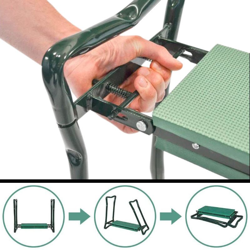 Haveskammel og knæpude - Foldbar - Seniorshop