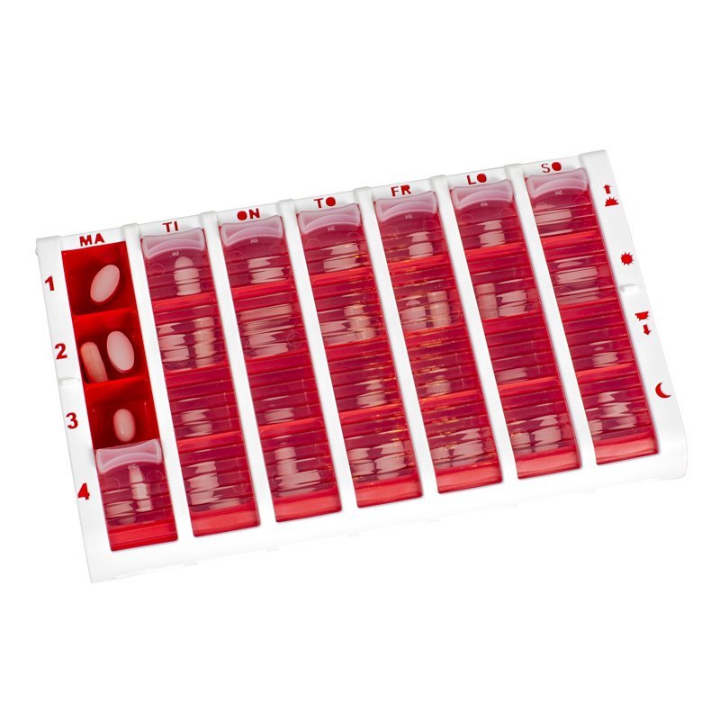 Doseringsæske - 7x4 rum - Seniorshop