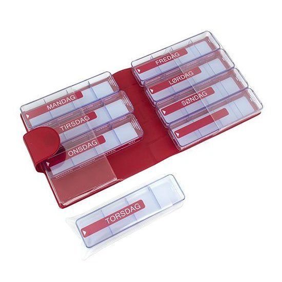 Store doseringsæsker i etui - Medimax - Seniorshop