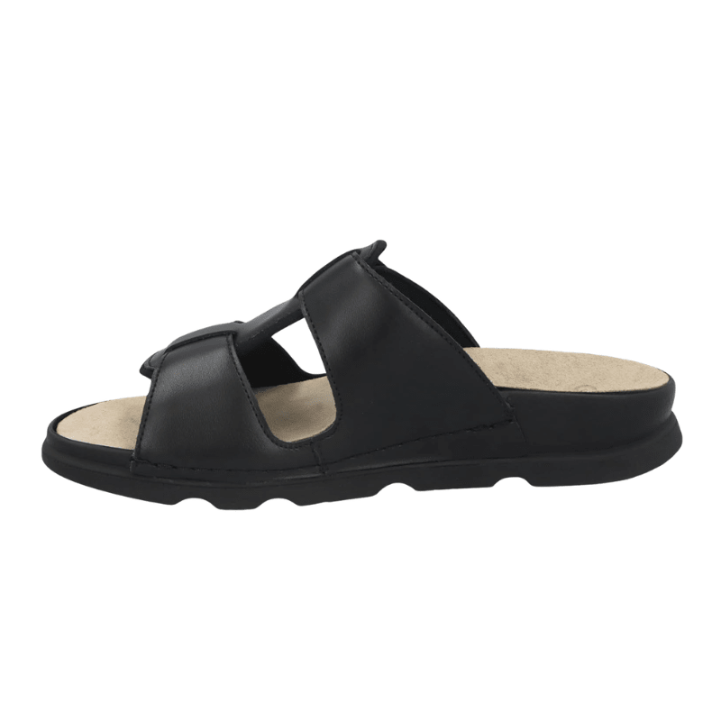 Berkemann dameslipper - Sort læder