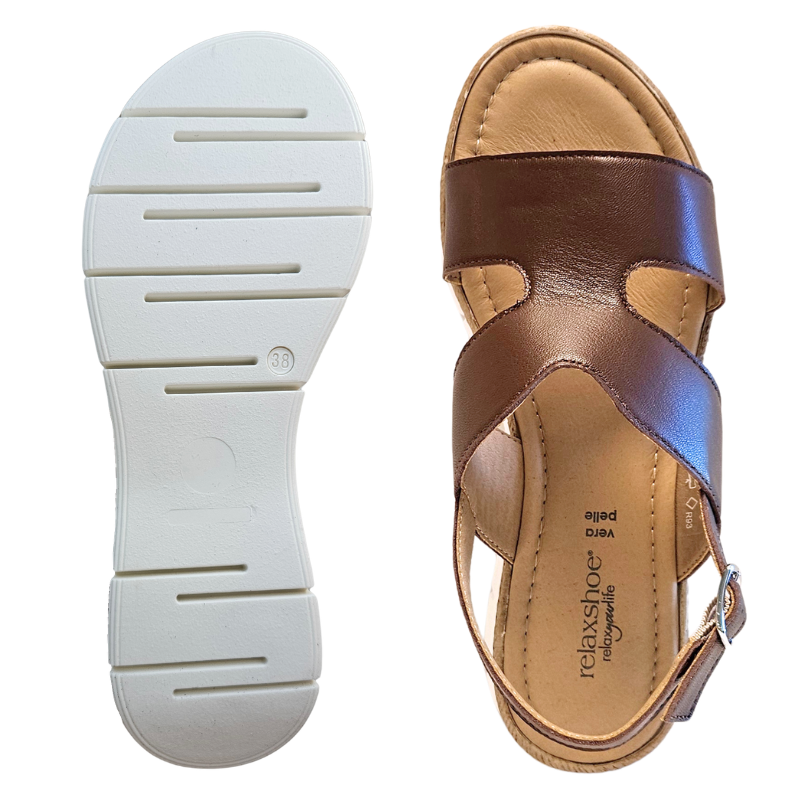 Relaxshoe Damensandale - Braun