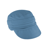 Weiche Sonnenmütze / Kappe – Jeansblau