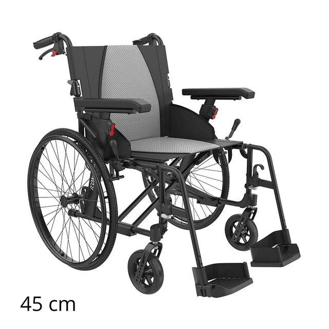 Superlet rejsekørestol - Sædebredde 45 cm