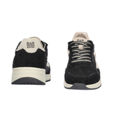 Velour Nubuk-Schuhe 'Jenna' in Schwarz