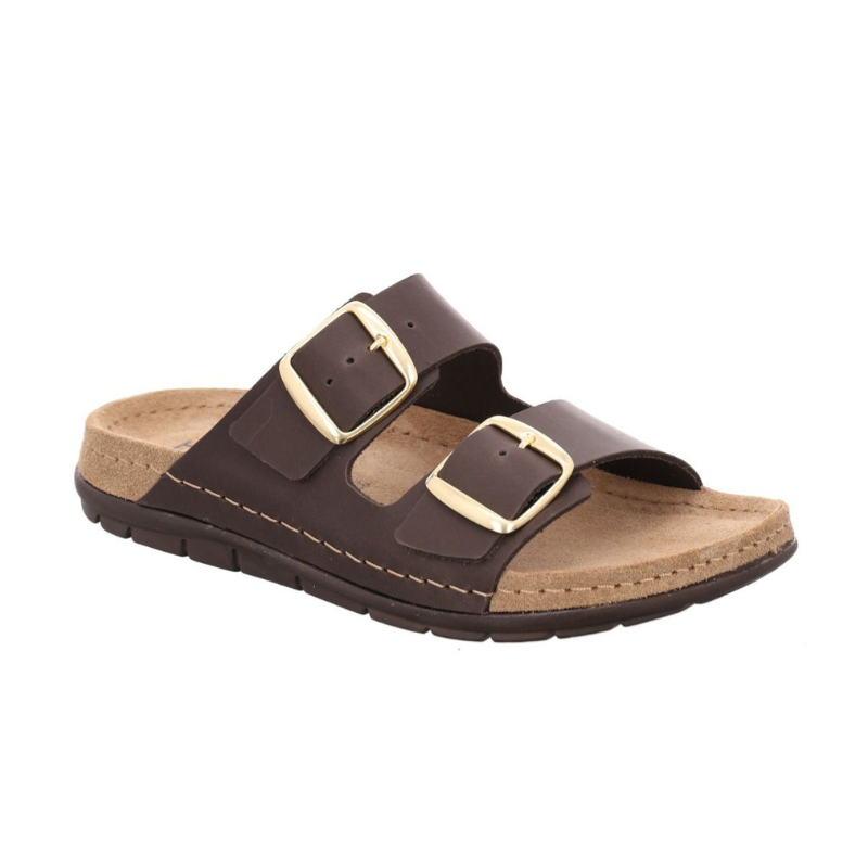 Rohde Damenpantoffeln - Dunkelbraun