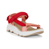 Green Comfort sporty damesandal - Rød