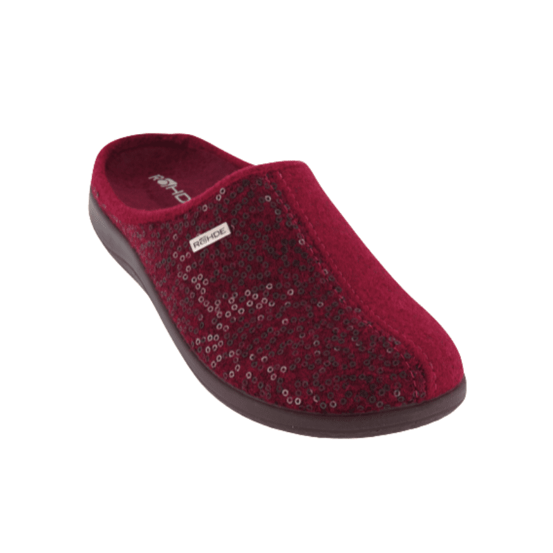 Damenpantoffel - Rot