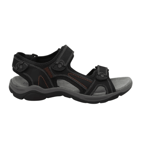 Rohde fleksibel herresandal - Sort