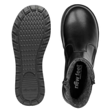 New Feet Damenstiefelette mit weiter Passform – Schwarz