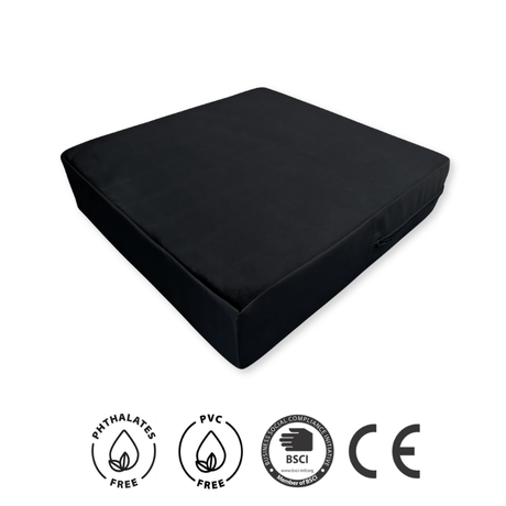 Aflastende siddepude m. udskæring - 43x43x10