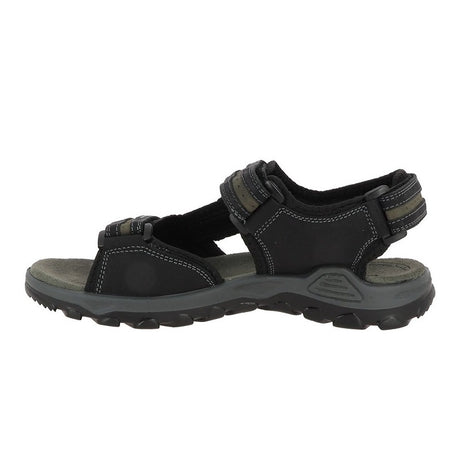 Flexibler Herrensandale, Schwarz, Rohde