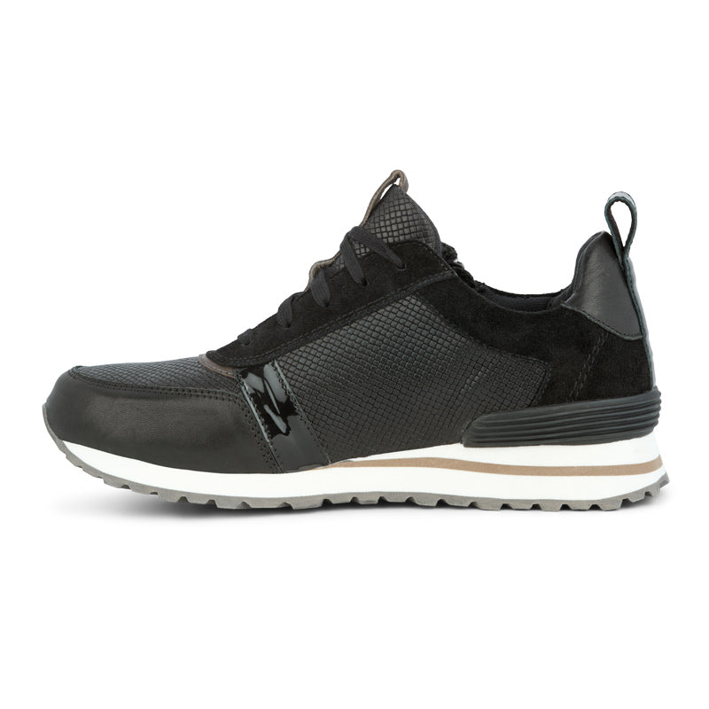 Green Comfort retro herresneaker - Sort