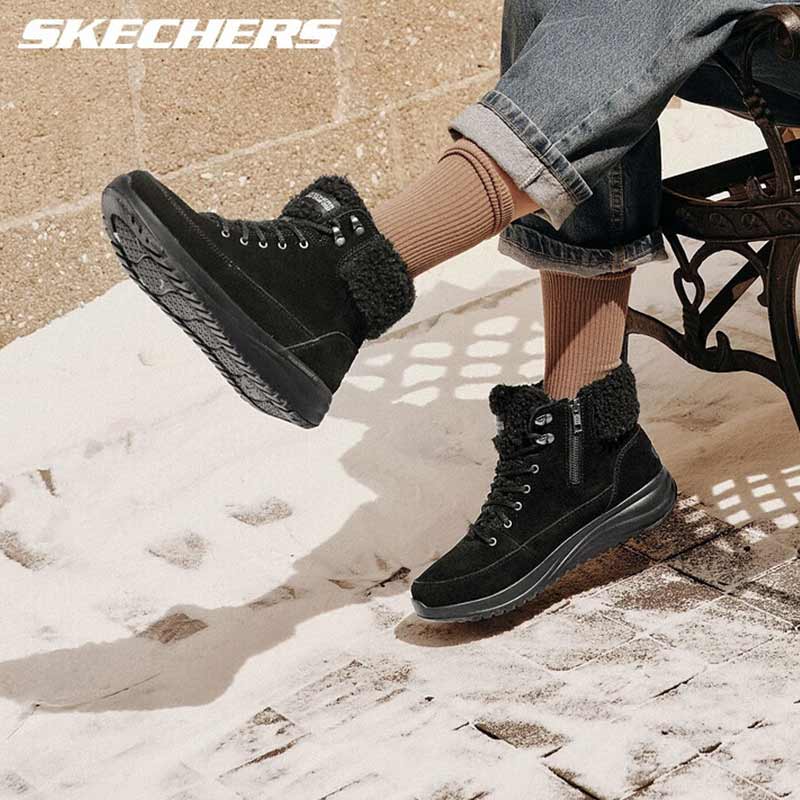 Winter Boot, Black, Skechers