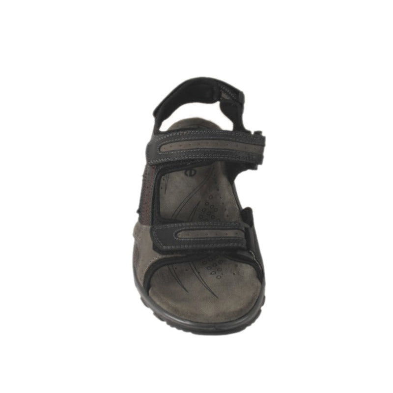 Flexible Men's Sandal, Black, Rohde