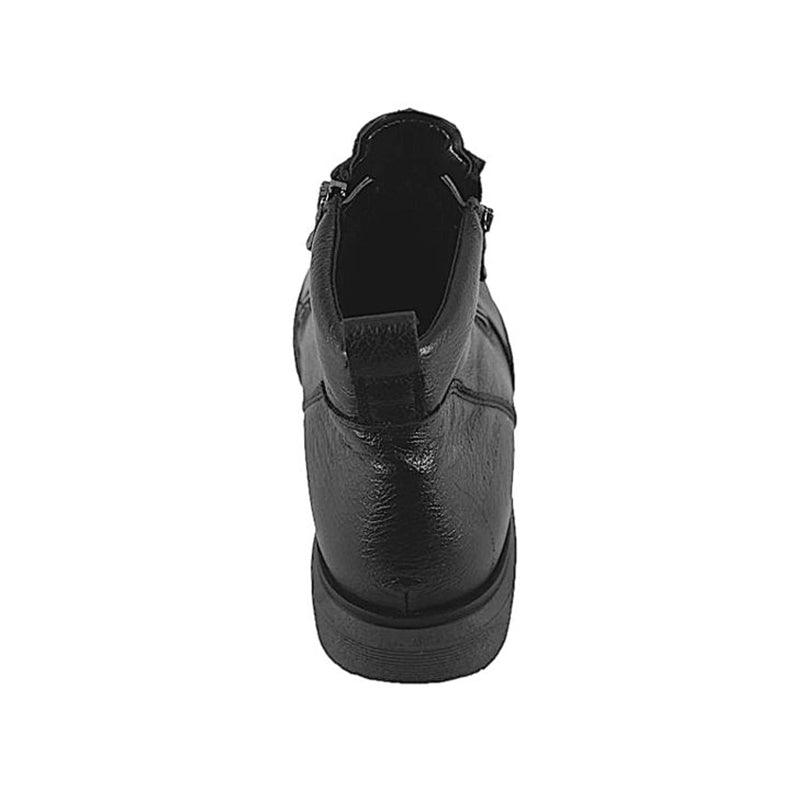 Kurzer Damenstiefel, Schwarz, Waldläufer
