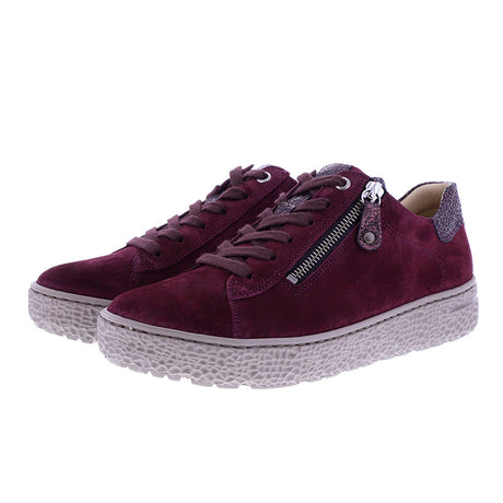 Sneaker with platform sole, Bordeaux, Hartjes