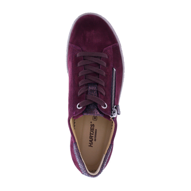 Sneaker with platform sole, Bordeaux, Hartjes