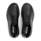 Men's Shoes with Laces, Black, New Feet