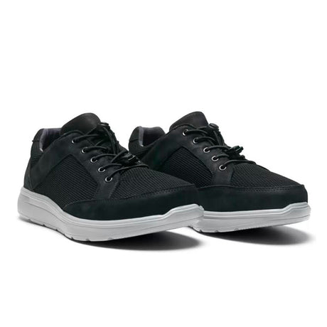Men's Shoe with Elastic, Black, New Feet