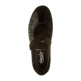 Ballerina with strap, Black, Semler