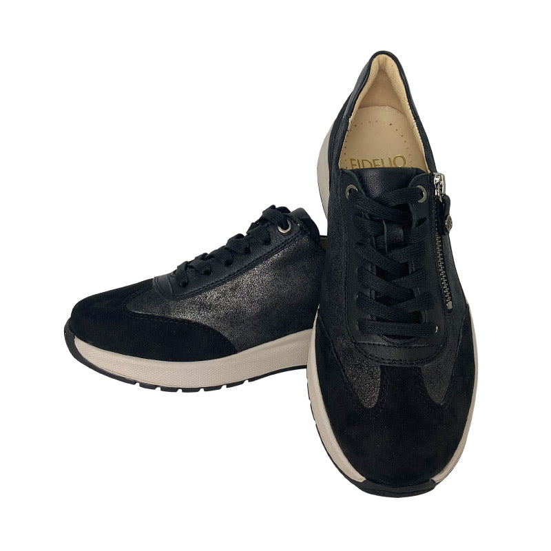 Women's Sneaker, Black, Fidelio