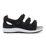 New Feet stabil damesandal - Sort - Seniorshop