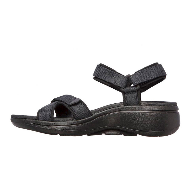 Skechers damesandal - Sort