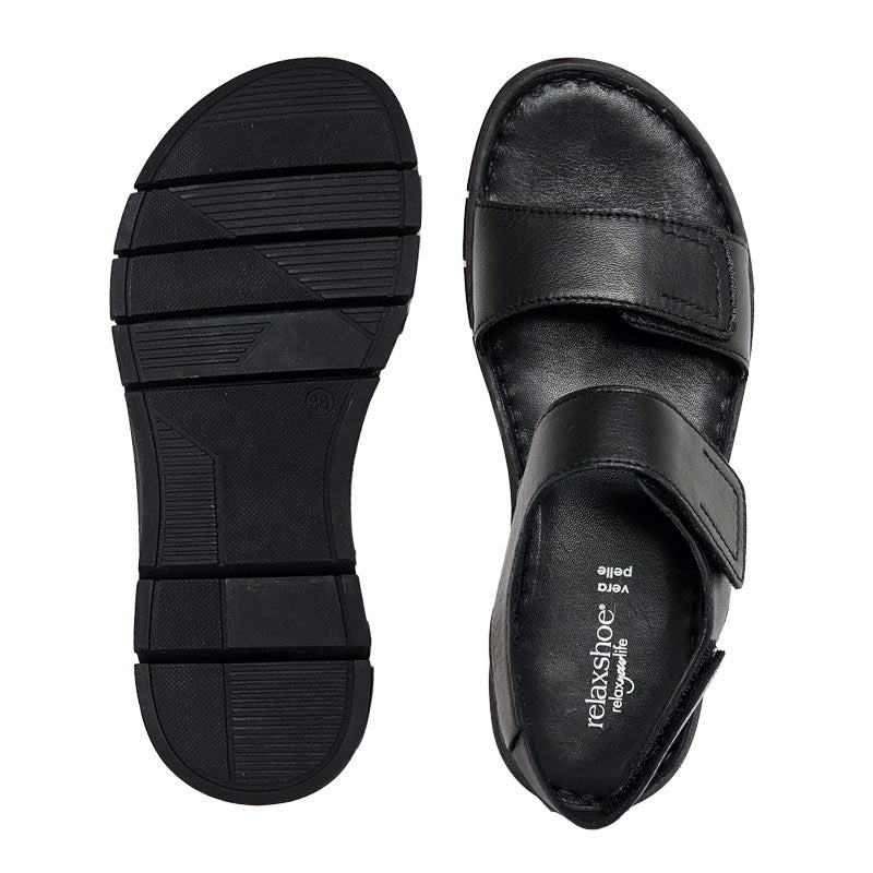 Women's Sandal, Black, Relaxshoe