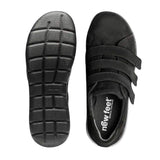 Women's shoe, Black nubuck, New Feet