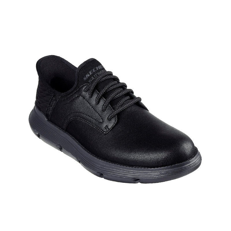 Stylish Slip-In Men's Shoe, Black, Skechers