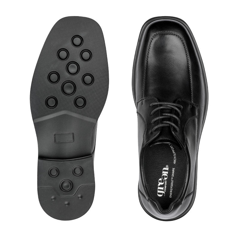 Stylish Men's Shoe, Black, Green Comfort