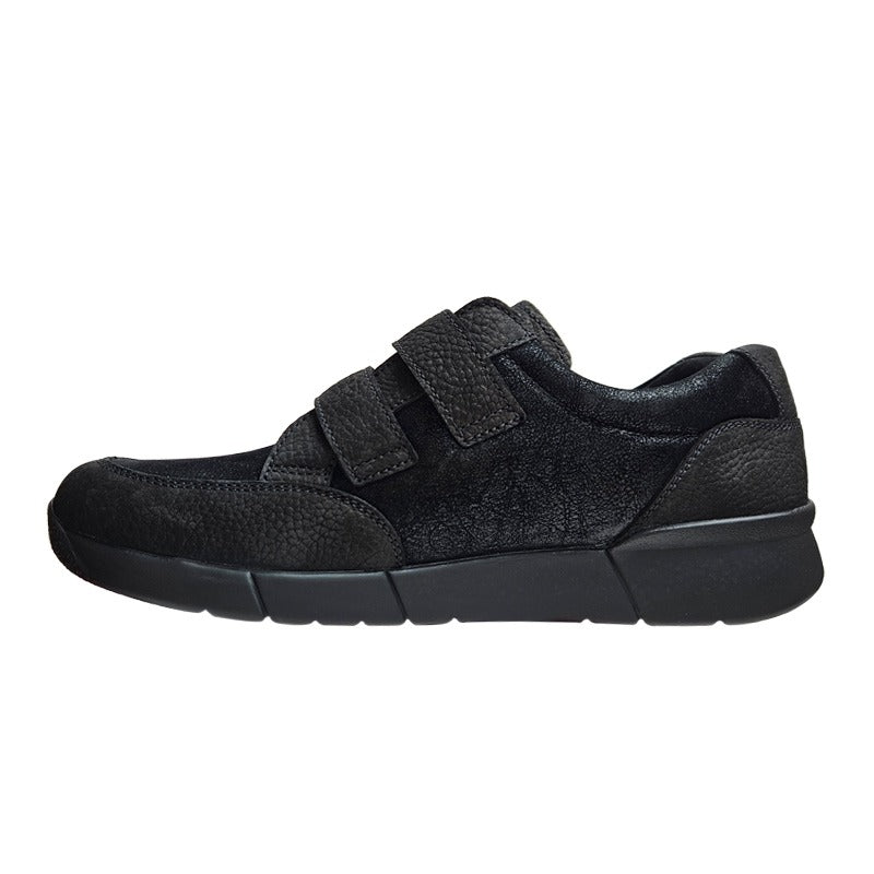 Men's Shoes with Velcro, Black, Berkemann