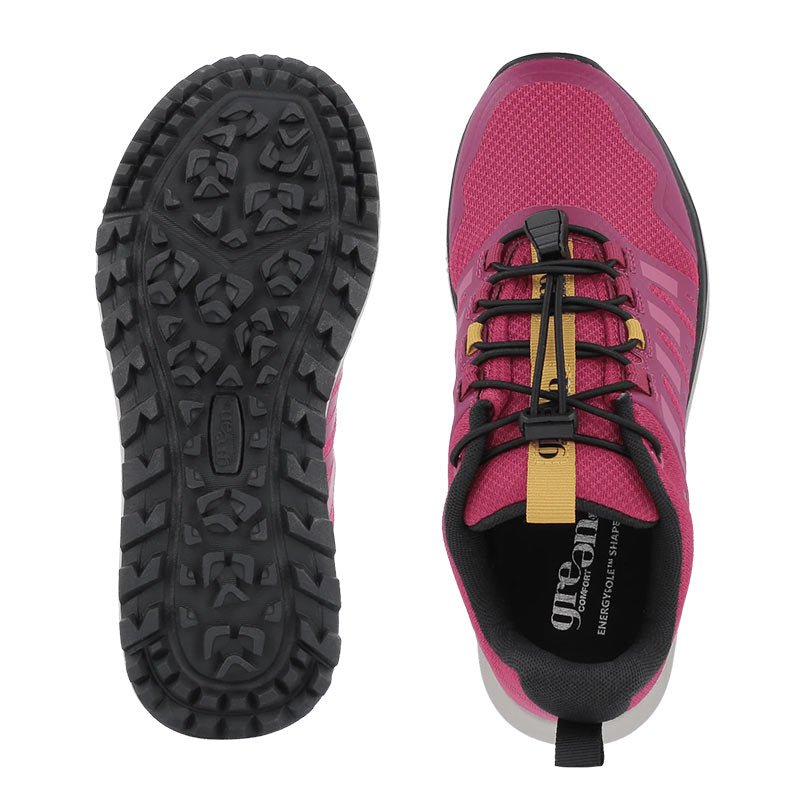 Green Comfort outdoor damesneaker - Pink - Seniorshop