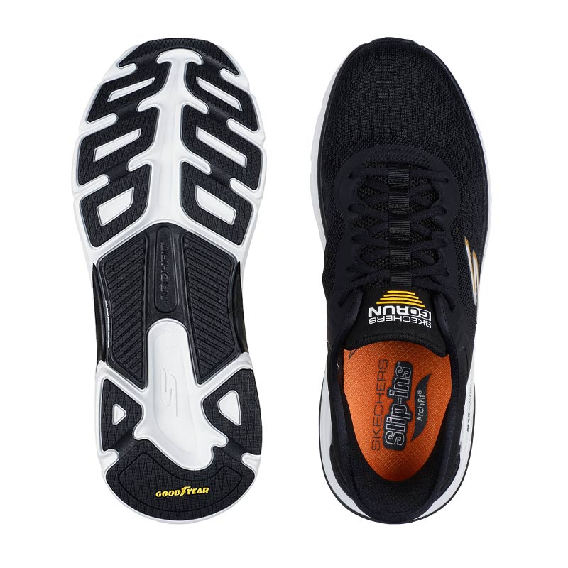 Slip-in Men's Sneaker, Black/White, Skechers