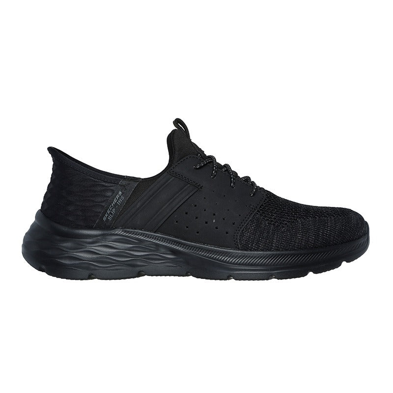 Light slip-in men's shoe, Black, Skechers