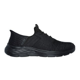 Light slip-in men's shoe, Black, Skechers