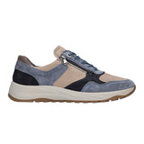 Men's Sneaker, Beige/Blue, Waldläufer