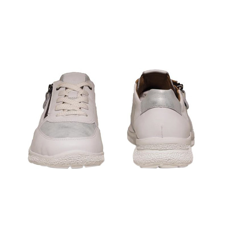 Women's Sneaker, White/Silver, Hartjes